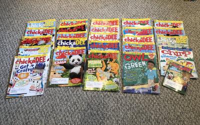 25 Chickadee magazines