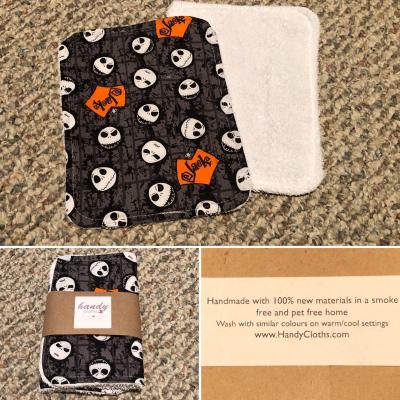 Nightmare Before Xmas washcloths