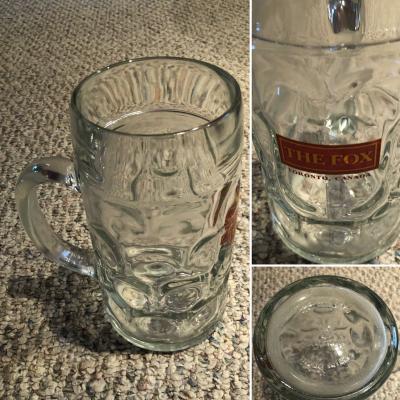 Large glass stein